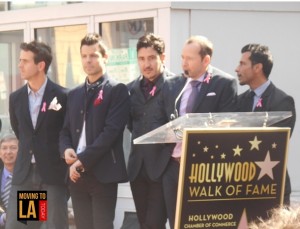 New Kids Walk of Fame Hollywood