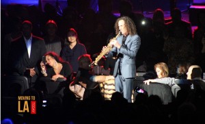 KENNY G. performing at the 2014 Soulful Xmas Concert at the Nokia Theatre. 