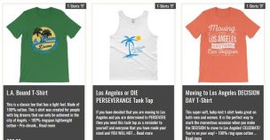 Order Your Moving To Los Angeles T-Shirt!