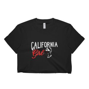 California Girl Short Sleeve Crop Top